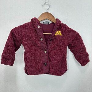 Colosseum University of Minnesota Gophers 2T Toddler Sherpa‎ Hooded Jacket